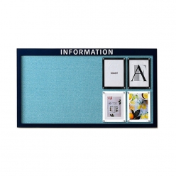 휴그린 자석 패브릭 게시판 갤브형 / 900-6000 15종 사이즈 4색 프레임 9색 패브릭