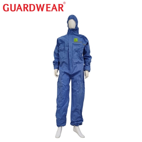 원피스 보호복(블루/24PCS) SMS-2500C 가드웨어 보호복인증 손목시보리 정전기방지