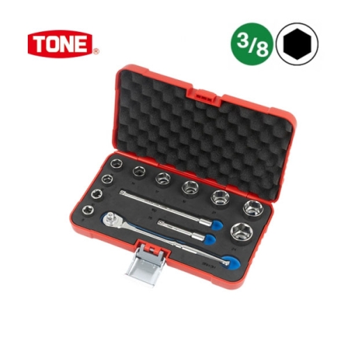 3/8인치 스테인레스 소켓렌치 세트 (13PCS) SUS-S3103S 토네
