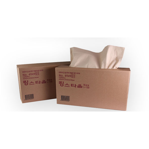 펄프와이퍼(킹스타올 대형100) 494901 케이엠와이퍼