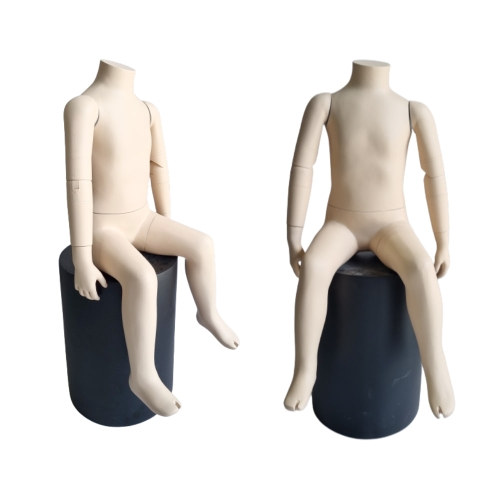 FRP 아동 5세 바디 전신 좌상 마네킹_att-5sae004