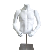 남자 상반신 FRP 토르소 마네킹_emart-m01
