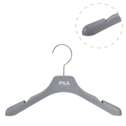 플라스틱 아동용 상의 옷걸이 연그레이색상 fila-k01