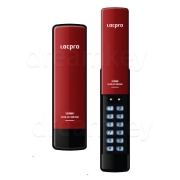 락프로 샷시 SC7000N 레드 초슬림 샤시문 도어락 (번호전용)