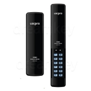 락프로 샷시 SC7000N 블랙 초슬림 샤시문 도어락 (번호전용)
