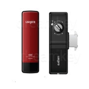 락프로 샷시 HC7000N 듀얼후크 레드 초슬림 샤시문 도어락 (번호전용)