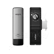 락프로 샷시 HC7000N 듀얼후크 실버 초슬림 샤시문 도어락 (번호전용)