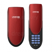 유니코 B100레드 버튼식 도어락 1WAY(번호전용)