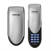 유니코 B100실버 버튼식 도어락 1WAY(번호전용)
