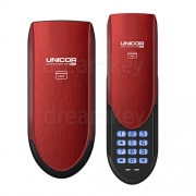 유니코 B200 레드 버튼식 도어락 2WAY(번호+카드키4개)