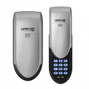 유니코 B200 실버 버튼식 도어락 2WAY(번호+카드키4개)