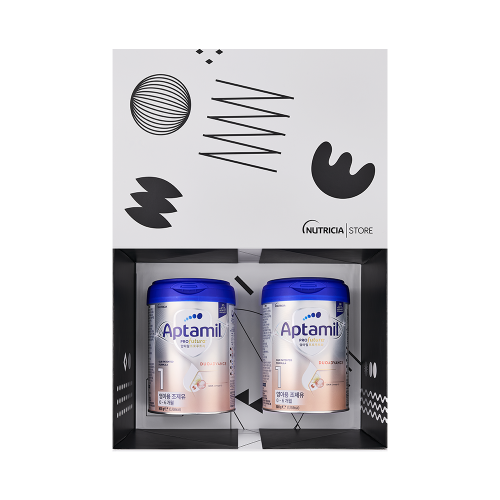 (출산준비팩/한국공식)| 압타밀 프로푸트라 듀오어드밴스| 1단계 800g 2캔