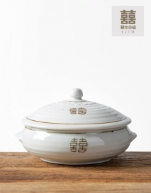 희고백자_찜기 小