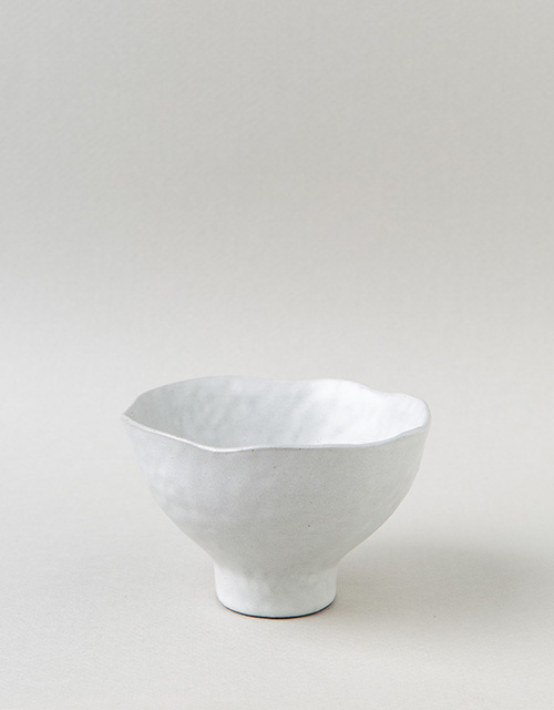 헤리티지(너울) 화이트_ 막사발 1호 11x7cm (**디자인변경)