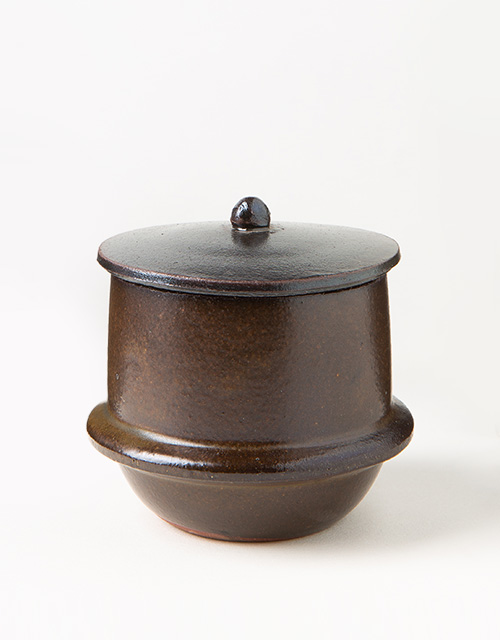 옹기 일자형 단지 7.5x7cm