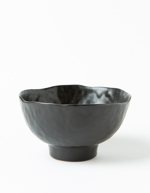 헤리티지(너울) 블랙_ (신)막사발 2호 13x7.5cm