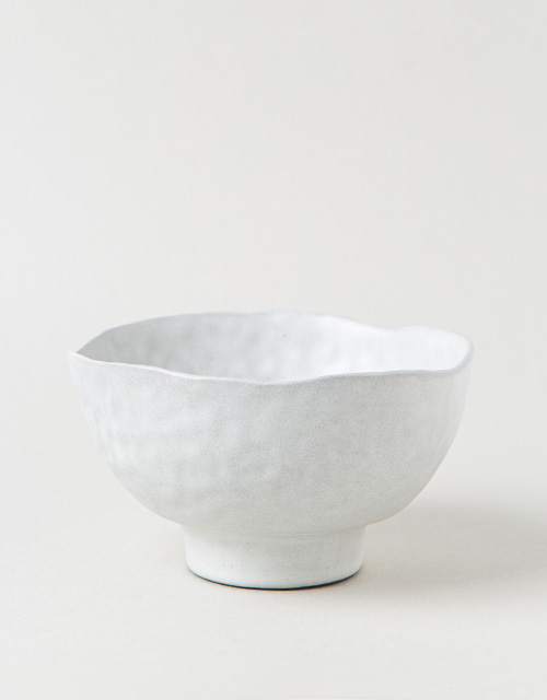 헤리티지(너울) 화이트_ (신)막사발 2호 13x7.5cm
