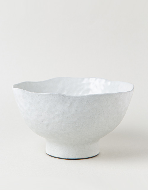 헤리티지(너울) 화이트_ (신)막사발 3호 17x9.5cm