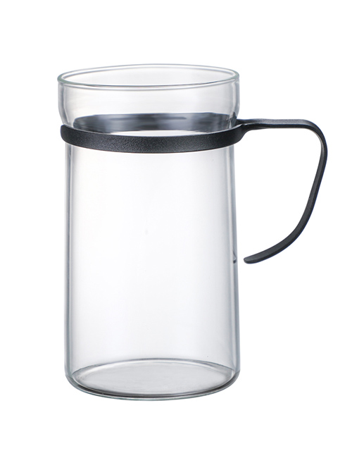 심플 블랙 손잡이 유리 머그 SC268 (550ml) (단가인상)
