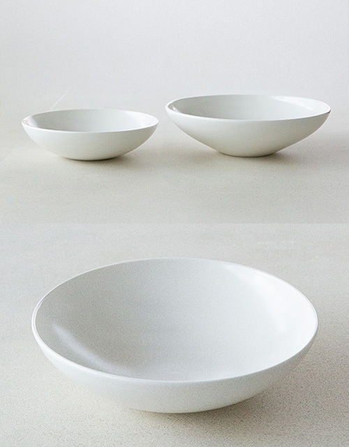 효백자_볼1호,2호 (21x5.5cm, 26x7.5cm)