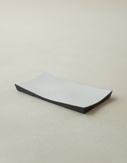 노바(화이트)_다듬이직사각접시 대 (28x15cm)