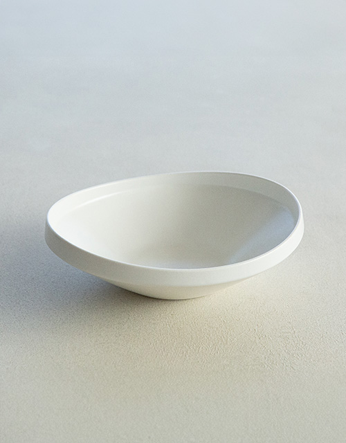 효백자_타원돔볼 1호(21x18.5x6.5cm), 2호(24x22x7.5cm)