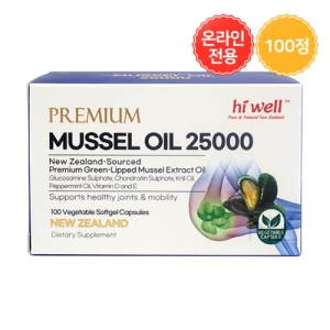 하이웰 프리미엄 초록입홍합 오일 25000 100 베지소프트젤 [무료배송][회원가입시 10% 할인쿠폰][사은품증정][5% 적립]