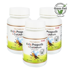 하이웰 프리미엄 키즈 프로폴리스 + 초유 180츄어블정 3개 [무료배송]