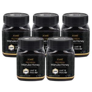 뉴질랜드 하이웰 프리미엄 마누카 허니 UMF 5+ 1kg 5세트 [무료배송]