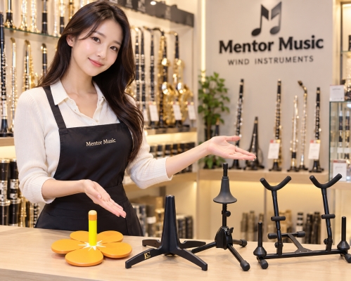 멘토뮤직 관악기 스탠드 클라리넷 색소폰 플루트 거치대 소개