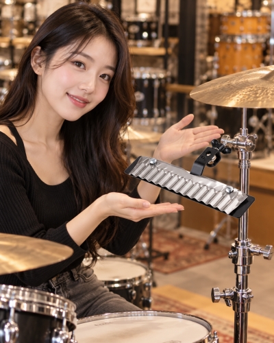 멘토뮤직 드럼 크래셔 - 금속성 사운드 이펙트 악기