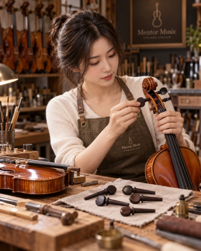 멘토뮤직 현악기 줄감개 바이올린 비올라 첼로 페그