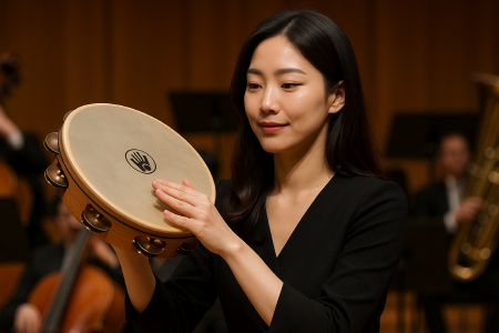 오케스트라 탬버린 이미지