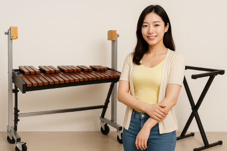 교육용악기 건반악기 스탠드 이미지