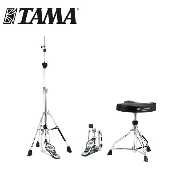 TAMA 타마 아이언 코브라 200 하드웨어 세트 HED3G (드럼페달+ 드럼의자 +하이햇 스탠드)