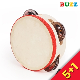 [5+1이벤트] BUZZ 라인 가죽 탬버린 4인치 STH4-3