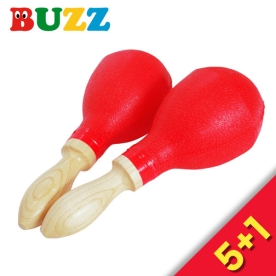 [5+1이벤트] BUZZ 레드 마라카스 BU-M16R