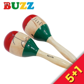[5+1이벤트] BUZZ 멕시칸 마라카스 1쌍 M6-1 (7X23.5cm)