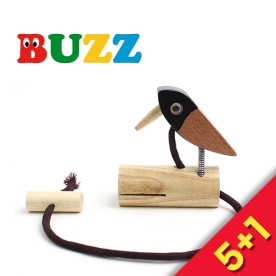 [5+1이벤트] BUZZ 딱따구리 우드블럭 PXN-1