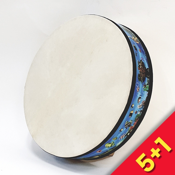 [5+1이벤트] BUZZ 가죽헤드 물고기 오션드럼 16인치40cm LYH40A-1