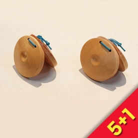 [5+1이벤트] BUZZ 네추럴 우드 캐스터네츠 1쌍 G10-2