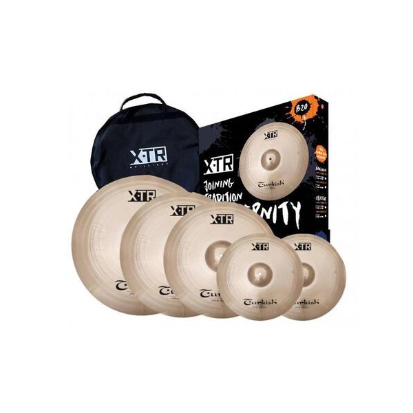 Turkish XTR Brilliant 심벌세트 5장+가방포함 XTR-B-SET1 Turkish XTR Brilliant 심벌세트 5장+가방포함 XTR-B-SET1