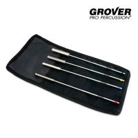 Grover 트라이앵글 비터 4개 세트 튜브형 스텐레스 헤드 가방포함 TB-TS