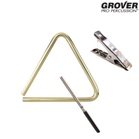 Grover Bronze Series 트라이앵글 6인치 Brozne 비터, 홀더, 가방포함 TR-B-6+ELAN-TH3+ELAN-TB70