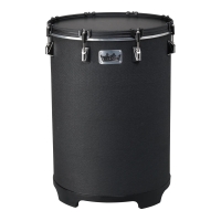 Remo 바히아 베이스드럼 블랙어스 패브릭 14인치 BH-0014-BE