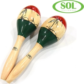 SOL 나무 마라카스 24cm SOL-M1
