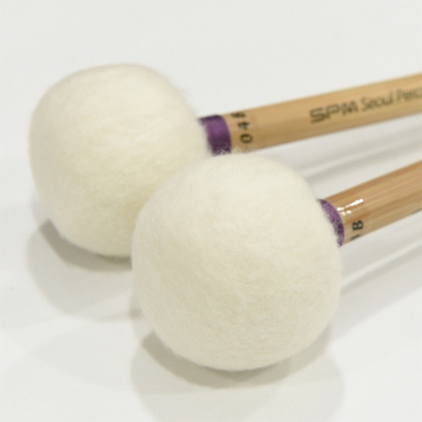 SPM 베이스드럼 말렛 2개 (1조) 60mm 독일산 Soft Felt 대나무손잡이 Medium Hard BD-04B+BD-04B SPM 베이스드럼 말렛 2개 (1조) 60mm 독일산 Soft Felt 대나무손잡이 Medium Hard BD-04B+BD-04B