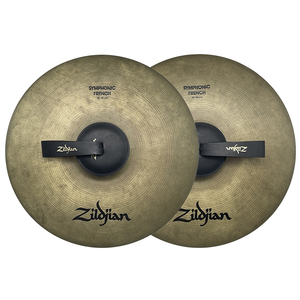 [중고] A Zildjian Symphonic French Tone 18인치 페어심벌 A0427