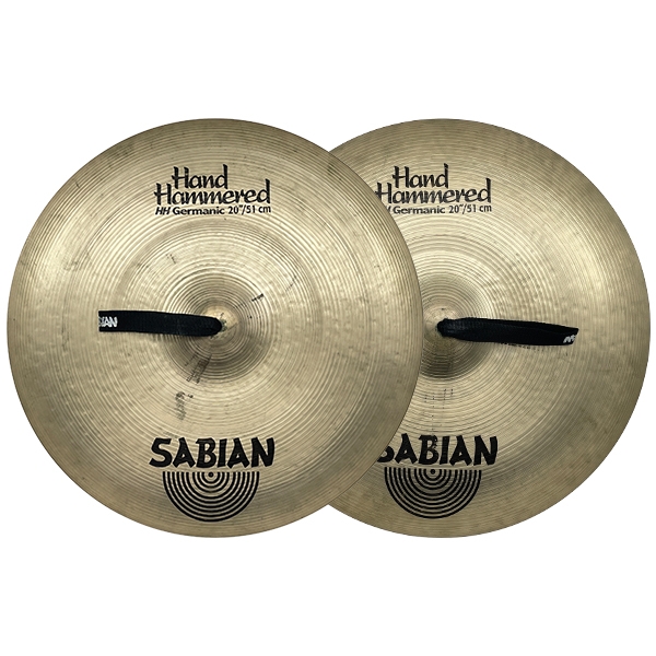 [중고] Sabian HH Hand Hammered Germanic 20인치 페어심벌 12024