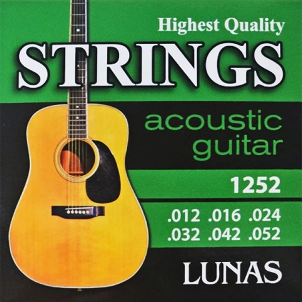LUNAS 루나스 어쿠스틱 기타줄 LN1252 브론즈 스트링 012-052